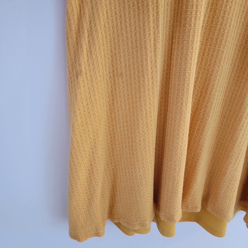 Honestee Yellow Knit Dress Medium - Picture 4 of 6